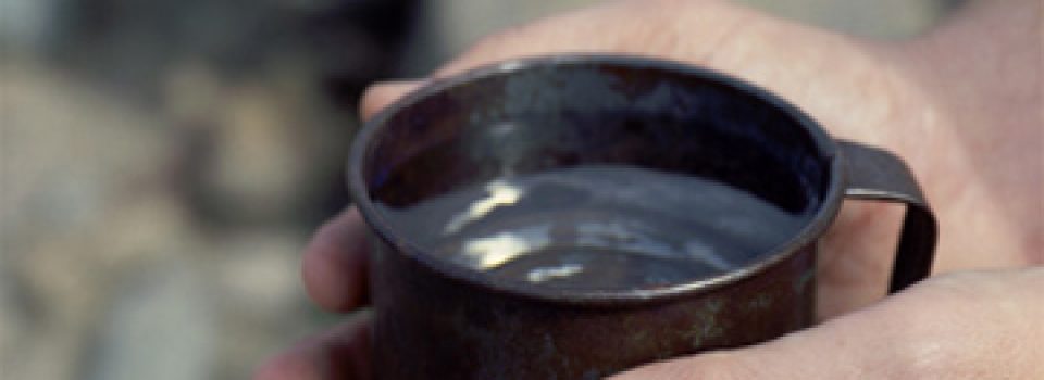 Even a cup of cold water
